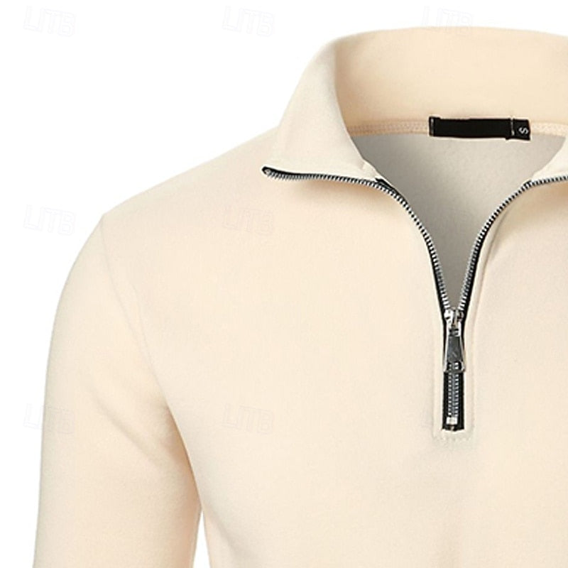 Gordon | Quarter-Zip Stand Collar Sweatshirt