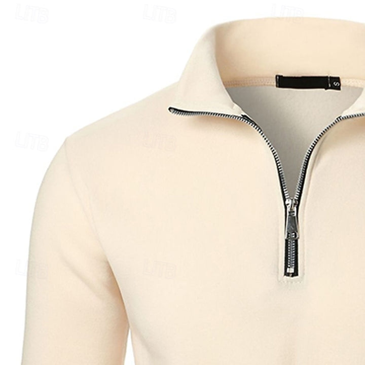 Gordon | Quarter-Zip Stand Collar Sweatshirt