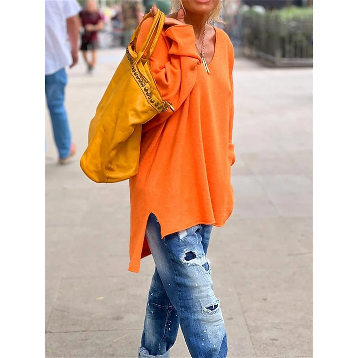 Eliora | Relaxed V-Neck Tunic Top
