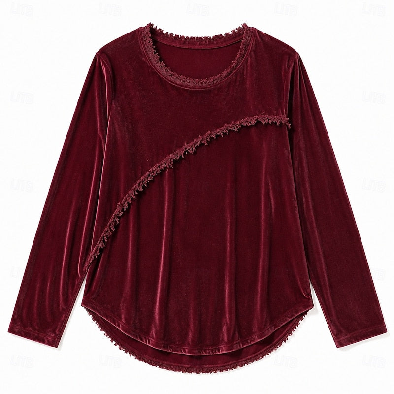 Laurel | Fringe-Trimmed Relaxed Tunic