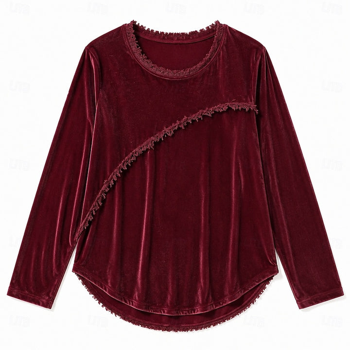 Laurel | Fringe-Trimmed Relaxed Tunic