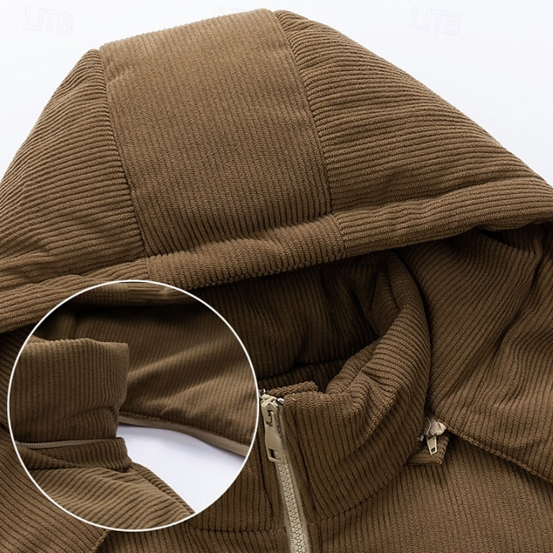 Spencer | Christmas Hooded Puffer Jacket