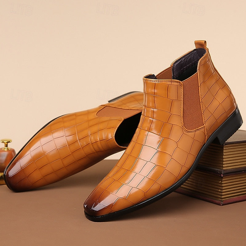 Nathan | Polished Chelsea Boots