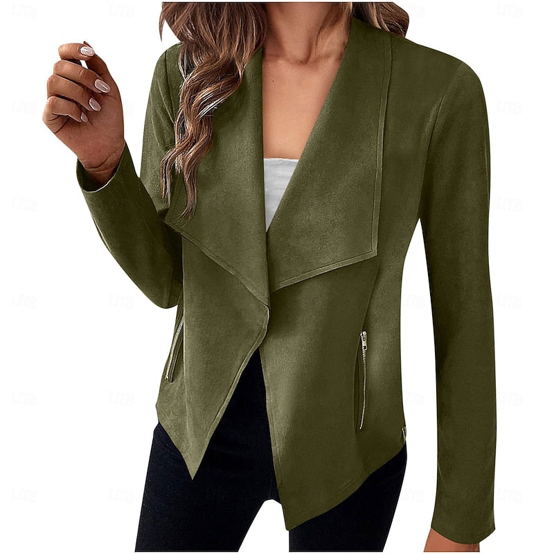Barbara | Draped Waterfall Jacket