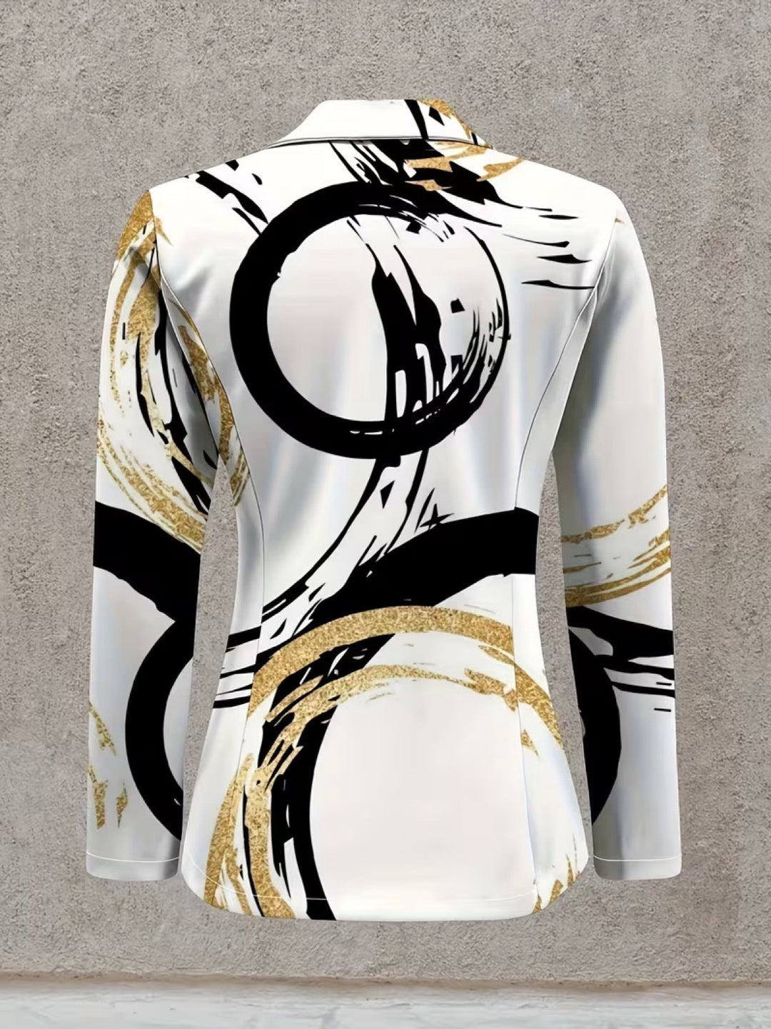 Lavinia | Abstract Brushstroke Blazer