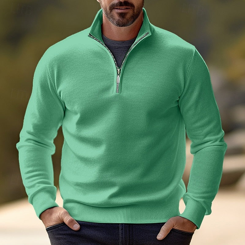 Clifford | Refined Half-Zip Pullover