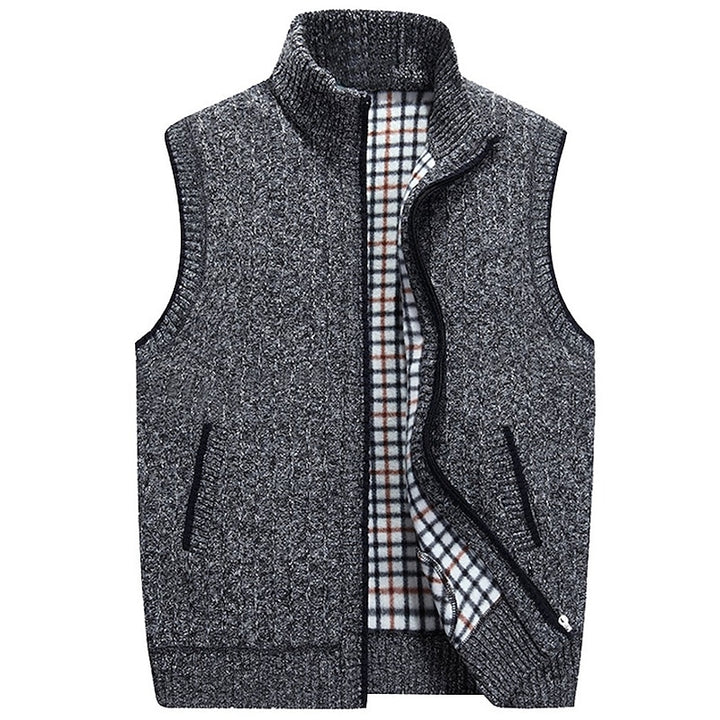 Gregory | Zip-Up Stand Collar Gilet