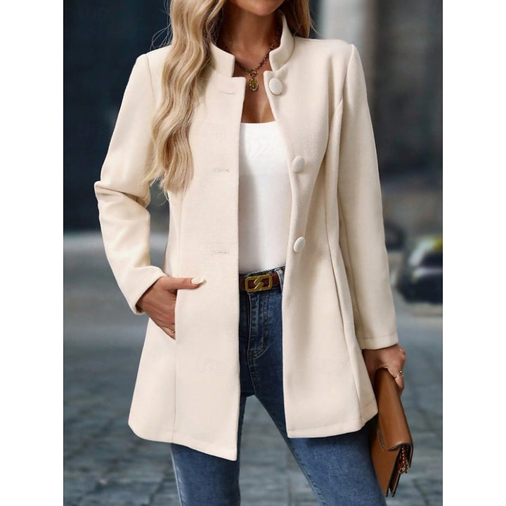 Lucille | Refined Stand-Collar Coat
