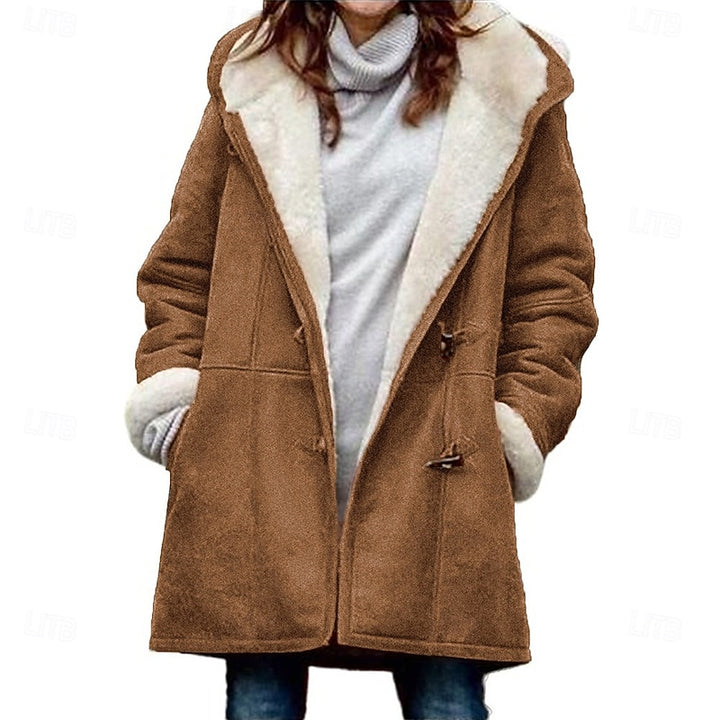 Tabitha | Cosy Hooded Toggle Coat