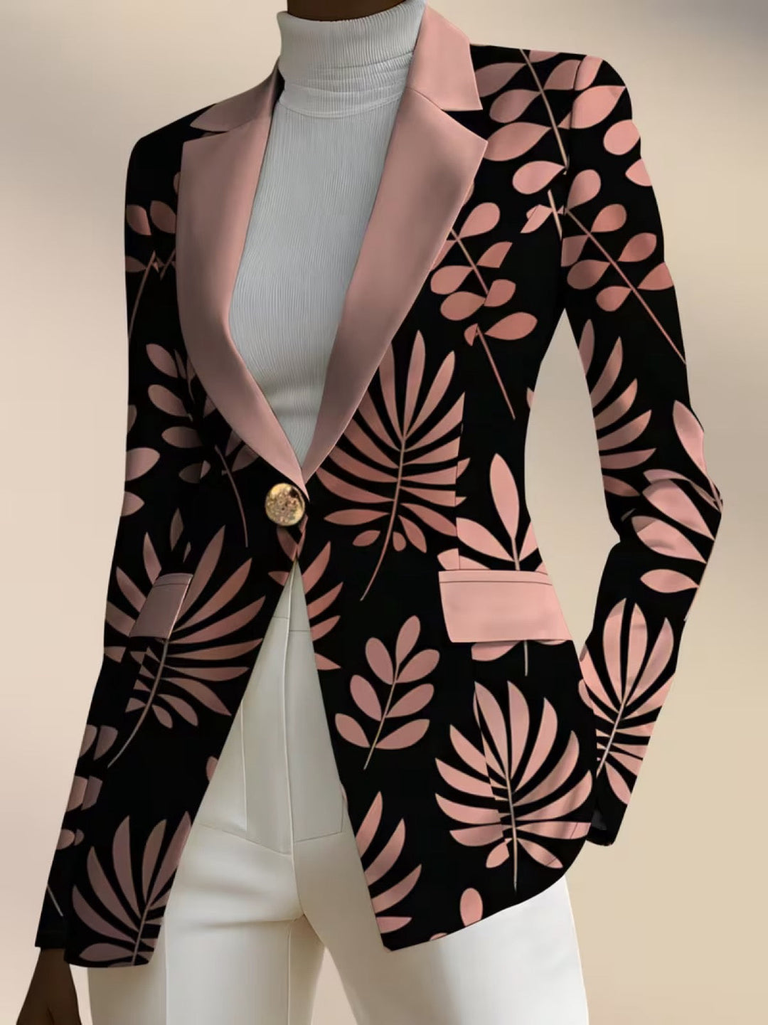 Lorraine | Botanical Print Blazer