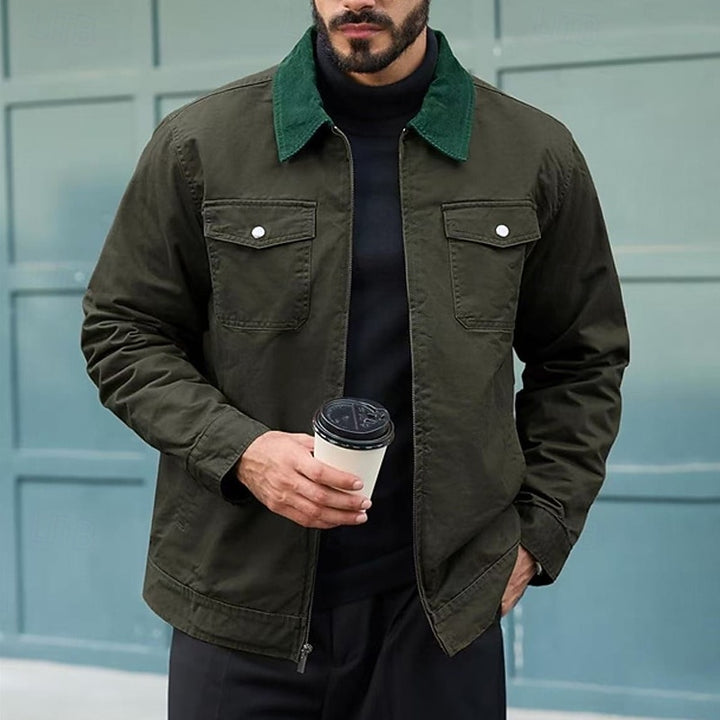 Marshall | Rugged Contrast-Collar Jacket