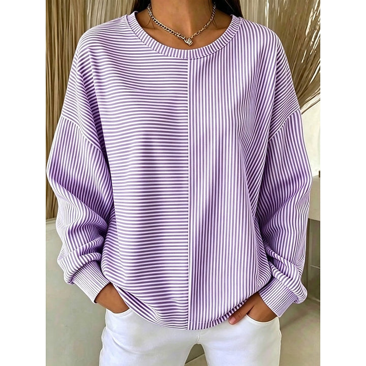 Marisa | Relaxed Striped Long-Sleeve Top