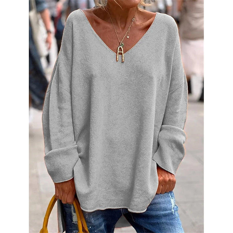 Eliora | Relaxed V-Neck Tunic Top