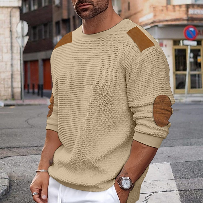 Sullivan | Textured Crew Neck Sweater