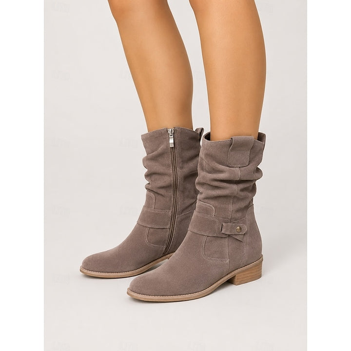 Tamsin | Slouchy Buckle Ankle Boots