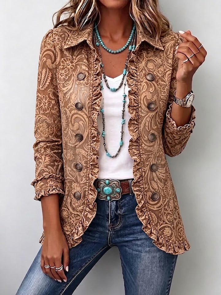 Seraphina | Bohemian Ruffled Jacket
