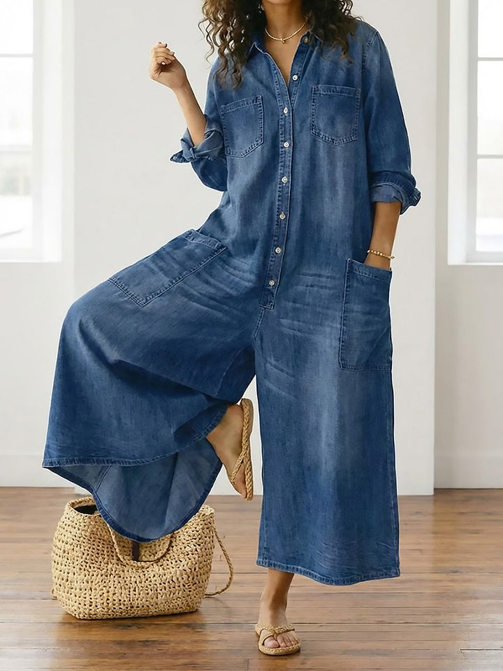 Annika | Relaxed Wide-Leg Jumpsuit