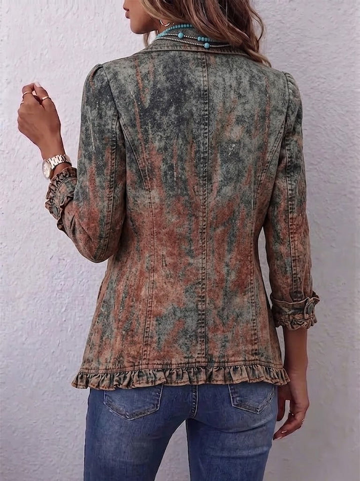 Willow | Vintage Ruffle-Trim Jacket