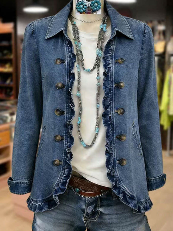 Josette | Ruffle-Trim Jacket