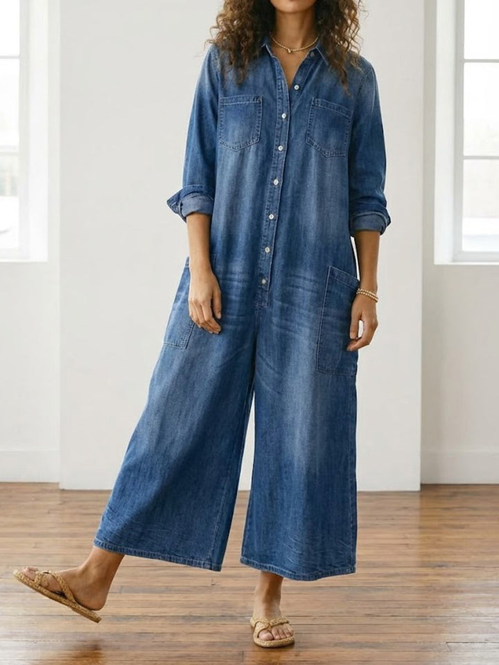 Annika | Relaxed Wide-Leg Jumpsuit