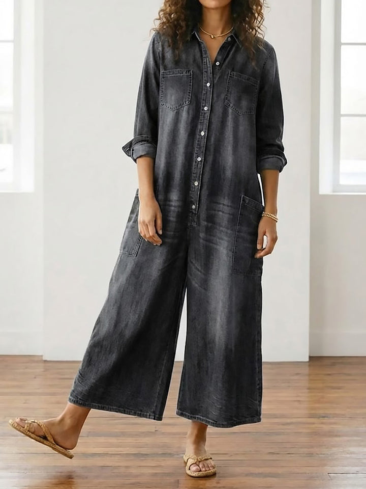 Annika | Relaxed Wide-Leg Jumpsuit