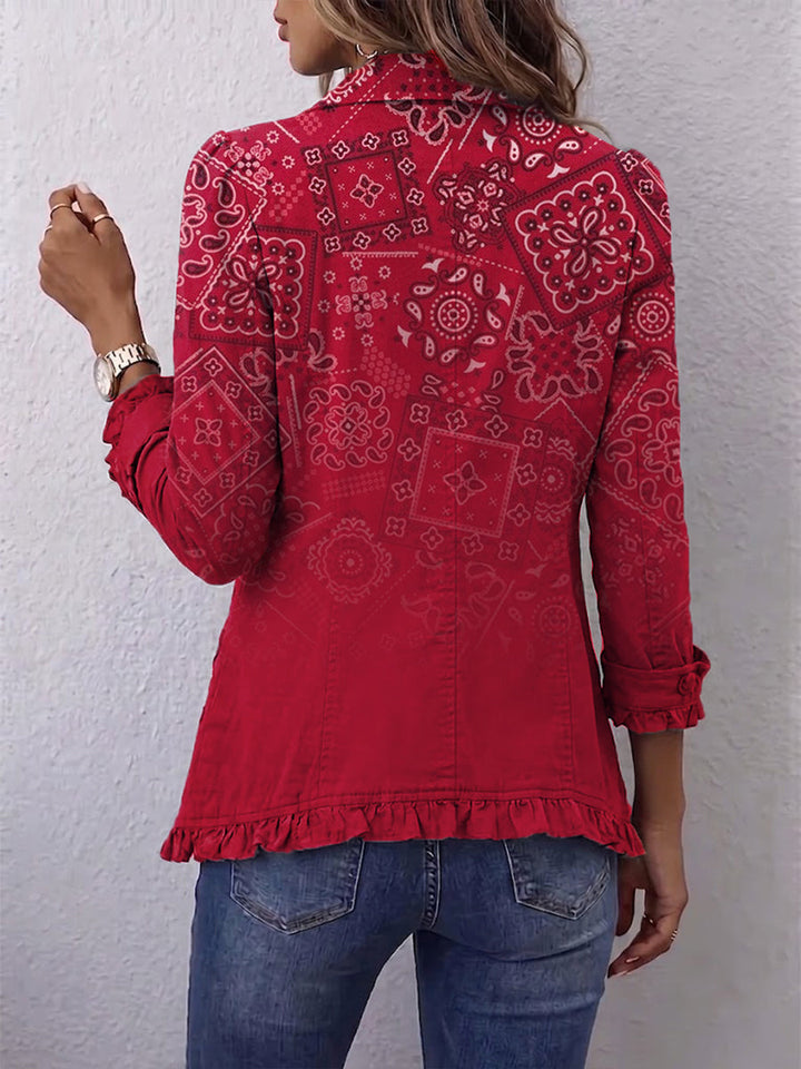 Rowena | Bohemian Ruffled Jacket
