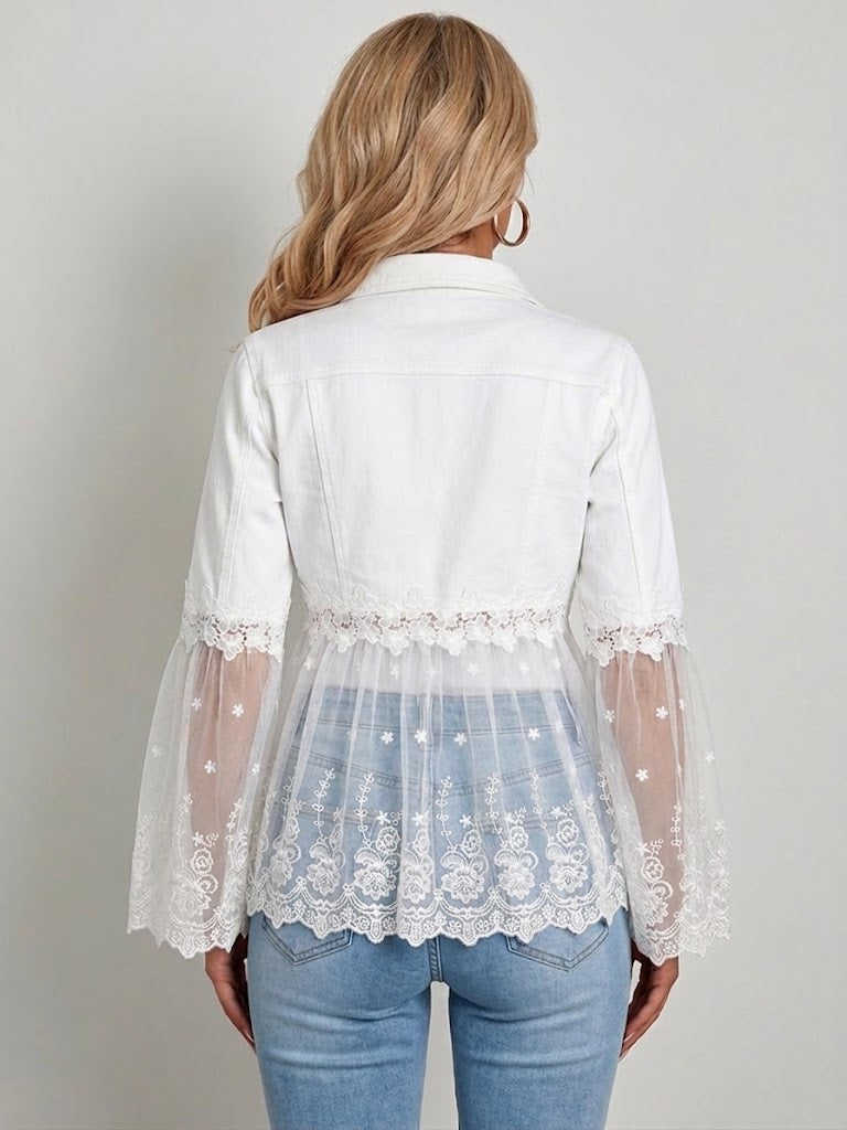 Marceline | Lace-Trimmed Jacket