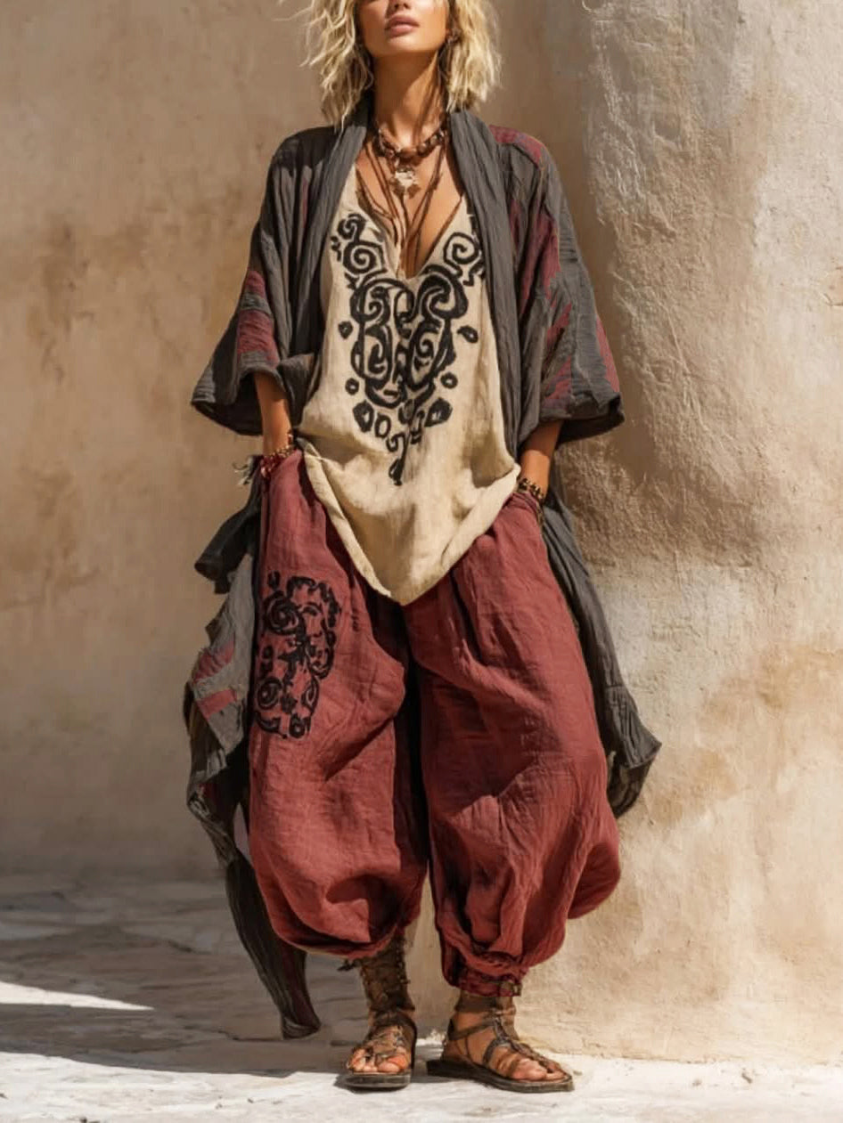 Romilly | Bohemian Relaxed Two-Piece Set
