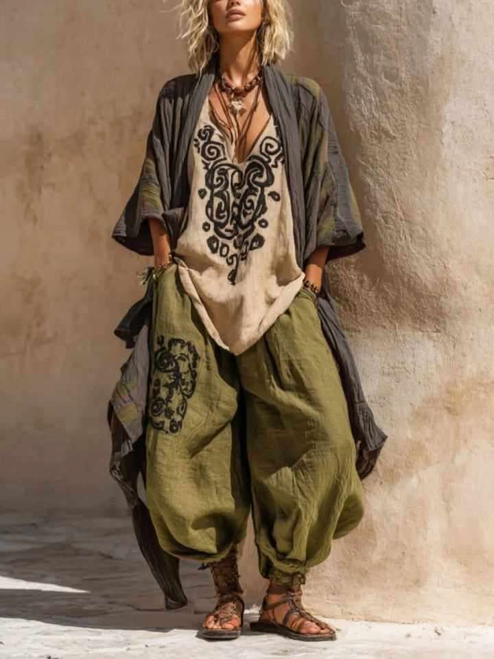 Romilly | Bohemian Relaxed Two-Piece Set