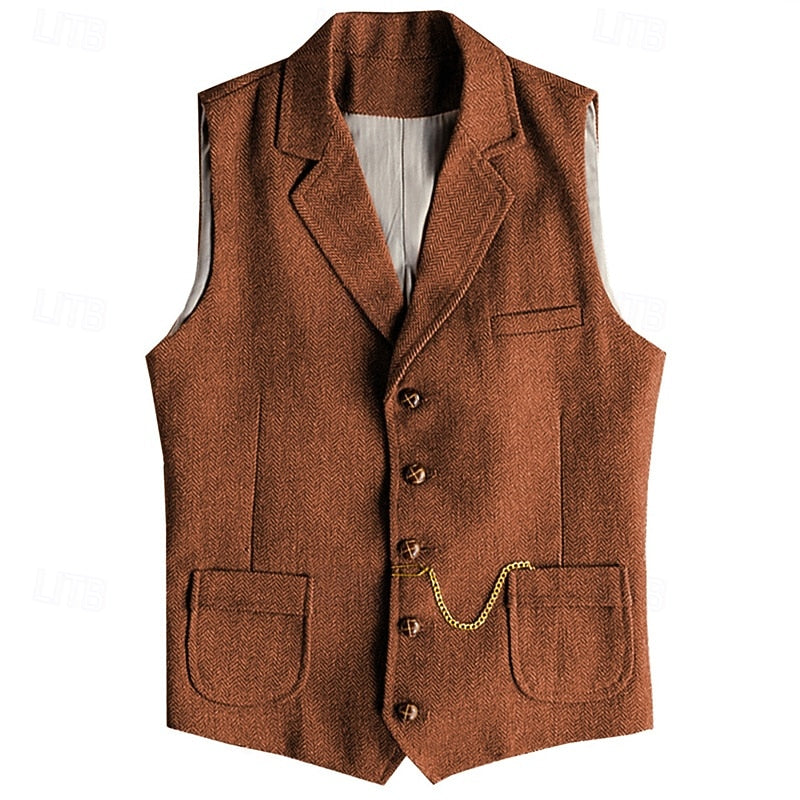 Nathaniel | Tailored Single-Breasted Waistcoat