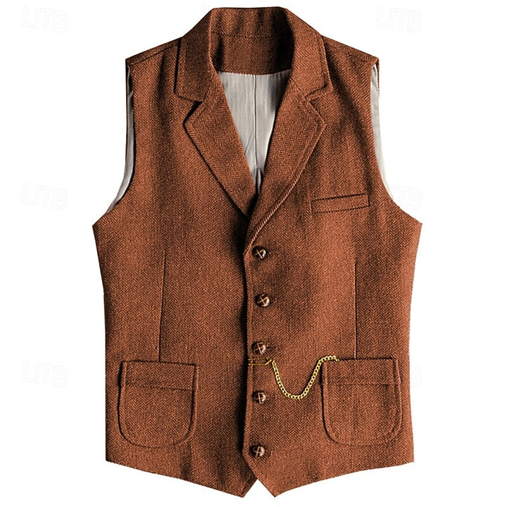 Nathaniel | Tailored Single-Breasted Waistcoat