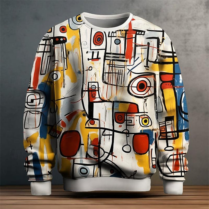 Julian | Artful Print Sweatshirt