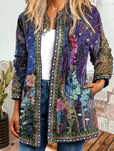 Rosemary | Floral Patchwork Quilted Jacket
