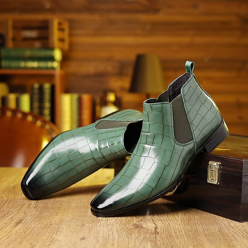 Harlan | Textured Chelsea Boots