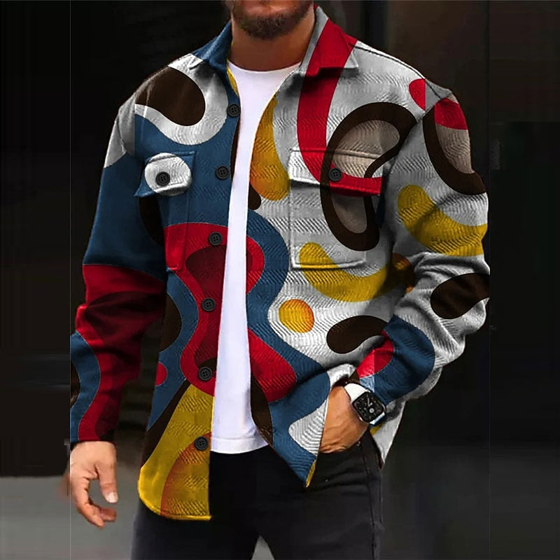 Desmond | Artful Patterned Overshirt