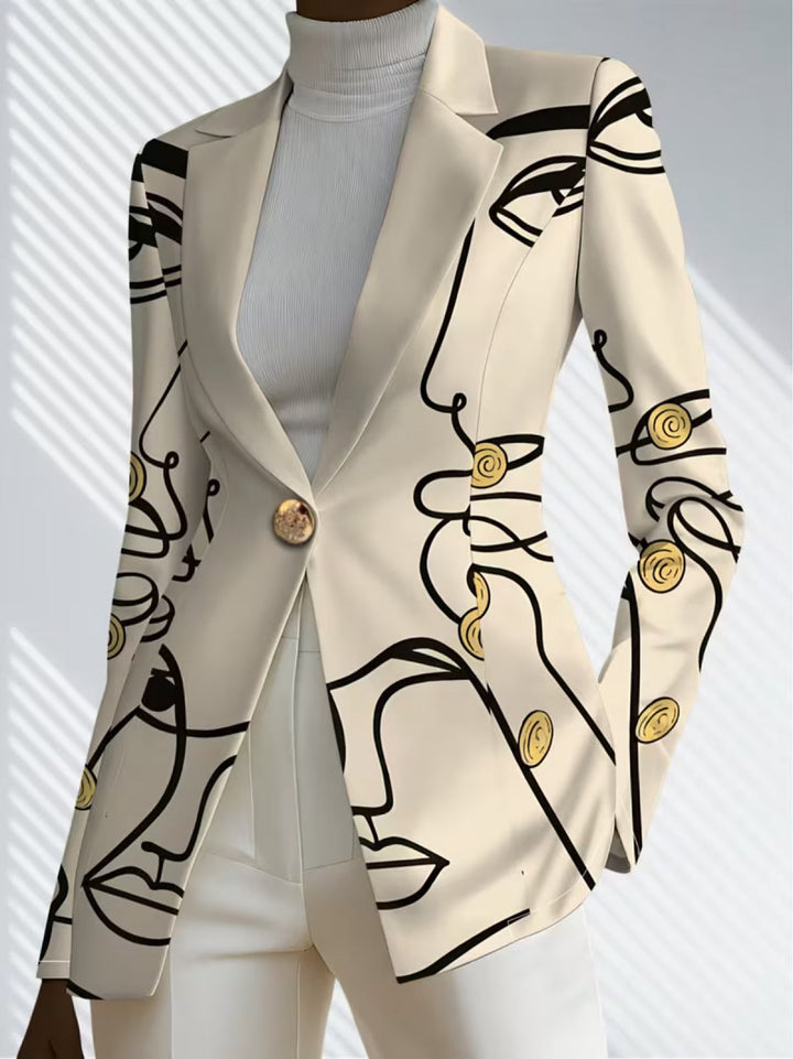 Francine | Line Art Tailored Blazer