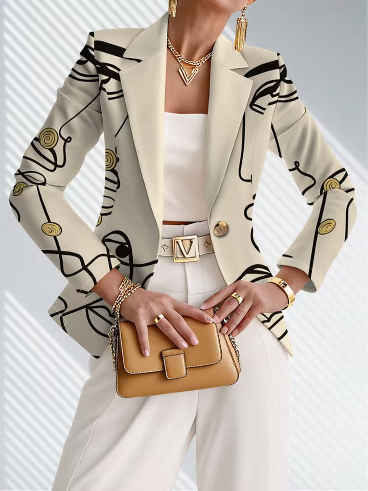 Francine | Line Art Tailored Blazer