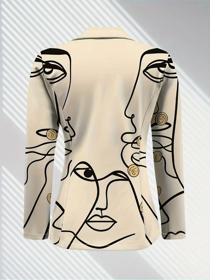 Francine | Line Art Tailored Blazer