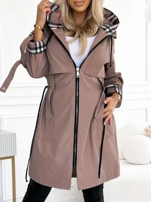 Annika | Hooded All-Weather Trench Coat
