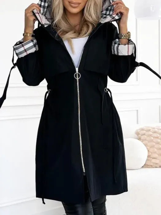 Annika | Hooded All-Weather Trench Coat