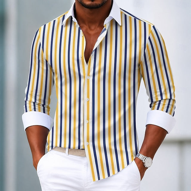 Hartley | Non-Iron Striped Dress Shirt