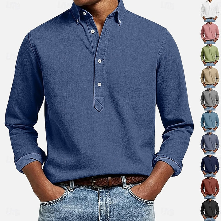 Nolan | Relaxed Popover Shirt
