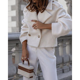 Kathryn | Cropped Double-Breasted Jacket