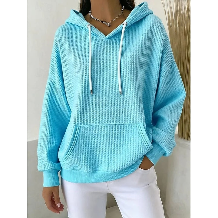 Matilda | Relaxed Waffle-Knit Hoodie