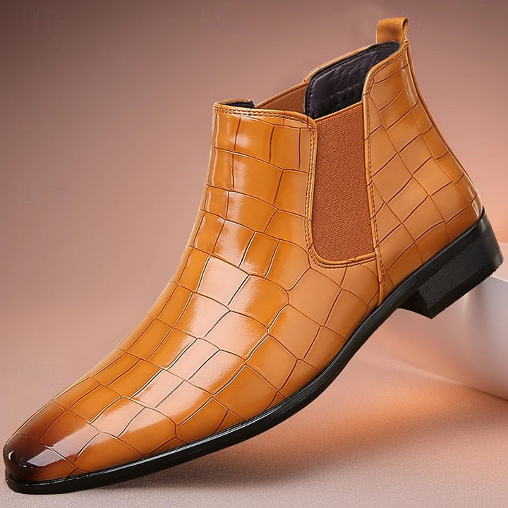 Nathan | Polished Chelsea Boots