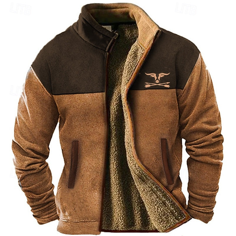 Wyatt | Colour-Block Fleece Jacket