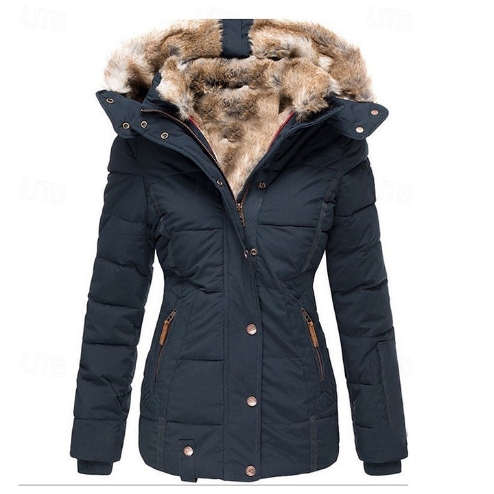 Sienna | Fur-Trim Hooded Puffer Jacket
