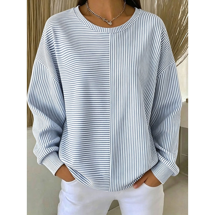 Marisa | Relaxed Striped Long-Sleeve Top