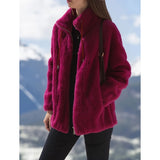Elin | Cosy Stand-Collar Zip Coat