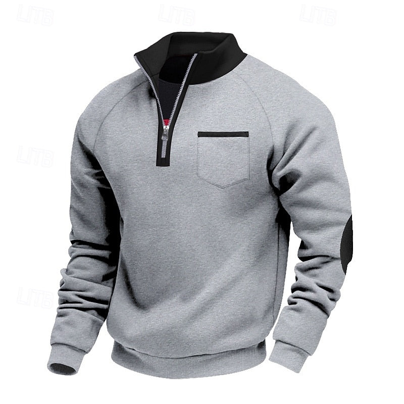 Warren | Quarter-Zip Pocket Sweatshirt